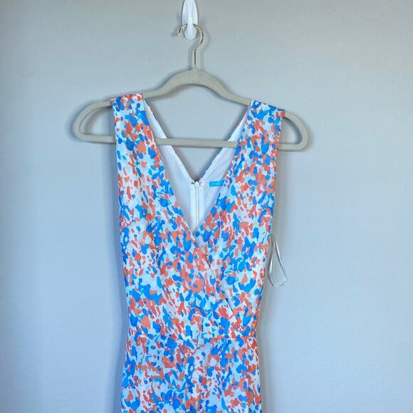 J. MCLAUGHLIN Hermione Jumpsuit Belted Pockets Pier Pebble Resort Size 8 Beach - Picture 4 of 7